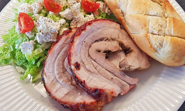 Porchetta – på grill rotisseri