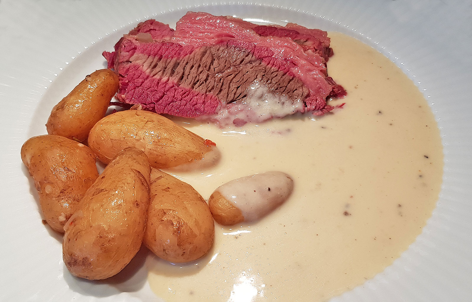 Oksespidsbryst – ala Corned Beef